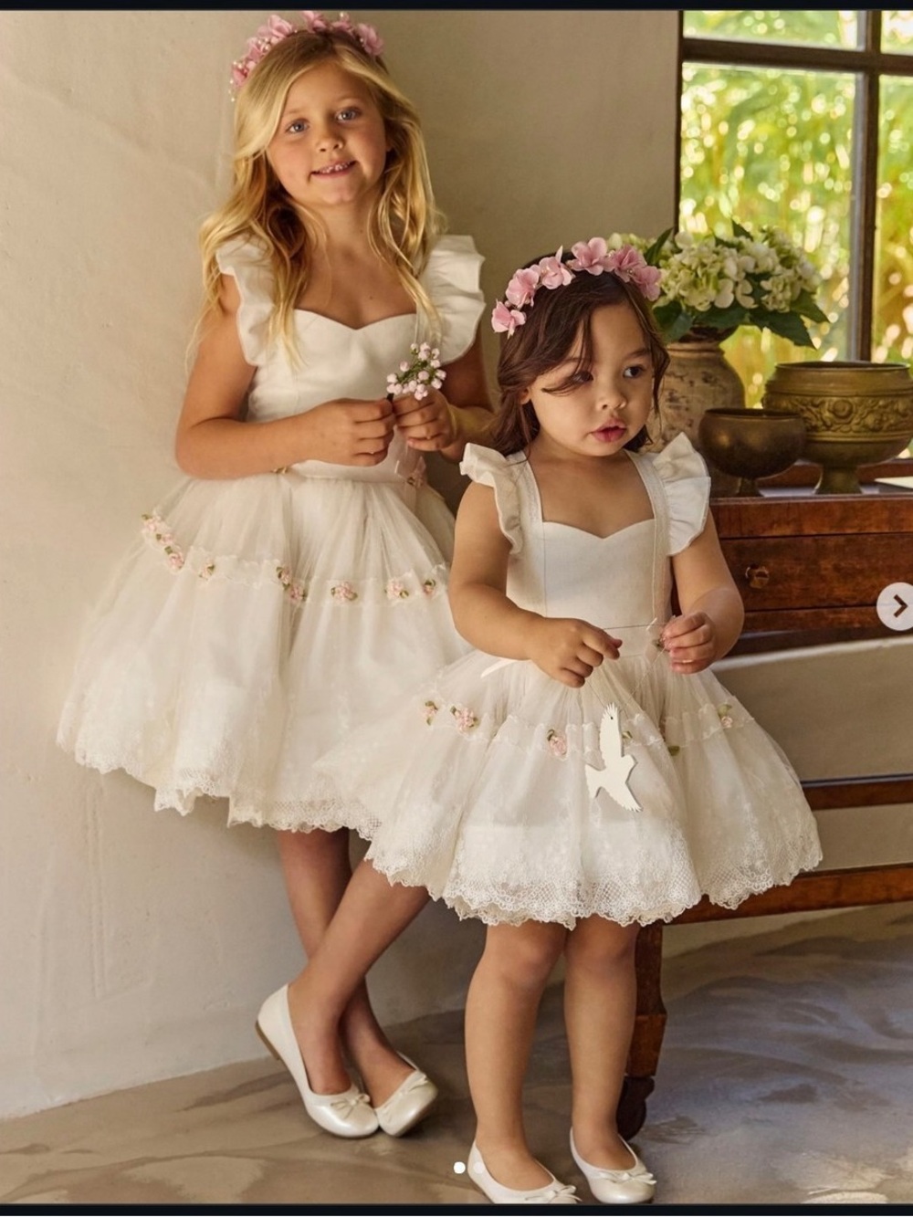 Dollcake Vintage white Golly Gish dress size 7